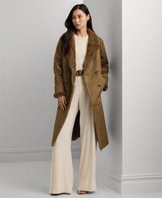 Ralph lauren faux shearling jacket online