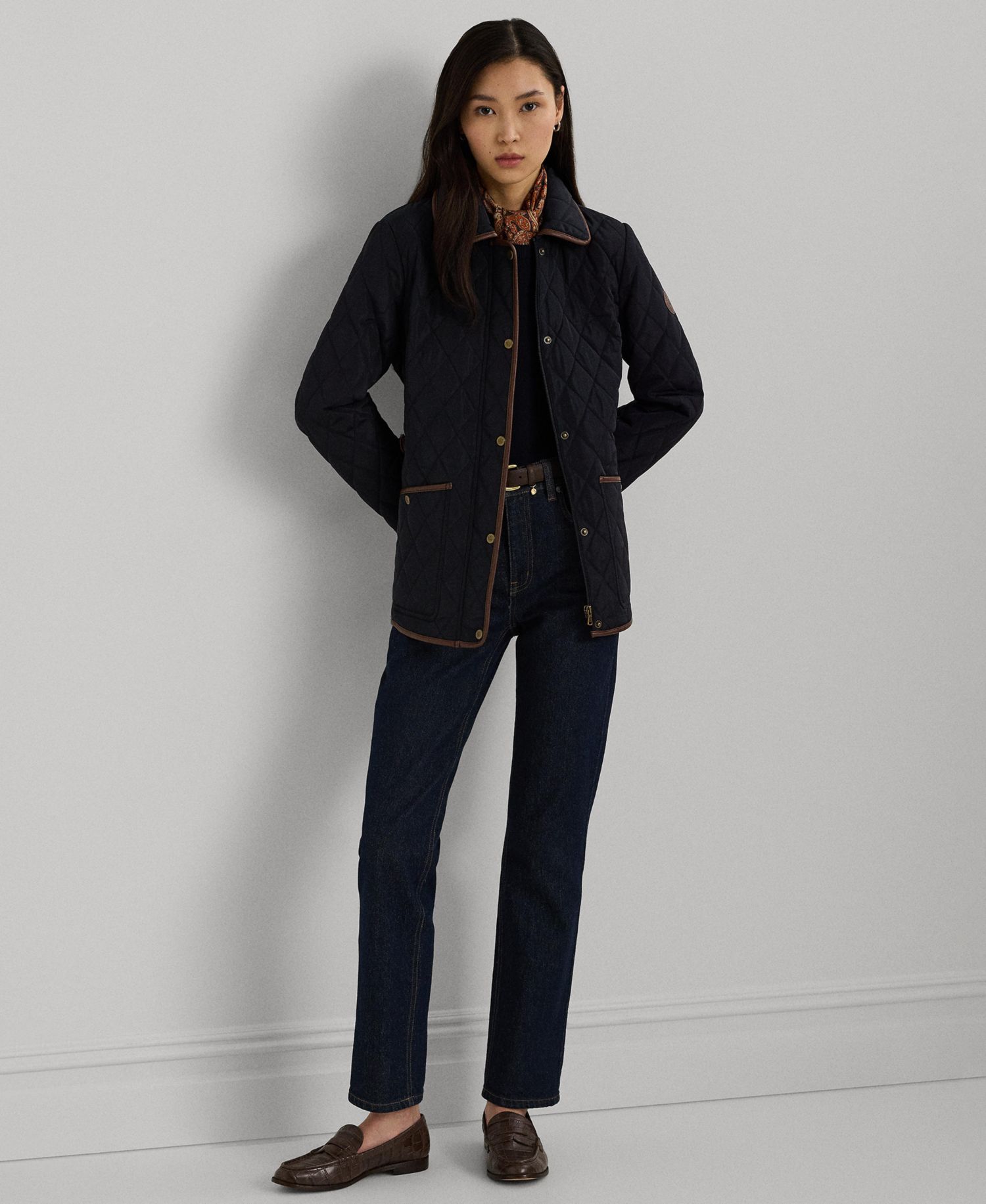 Women's Quilted Velboa-Lined Coat