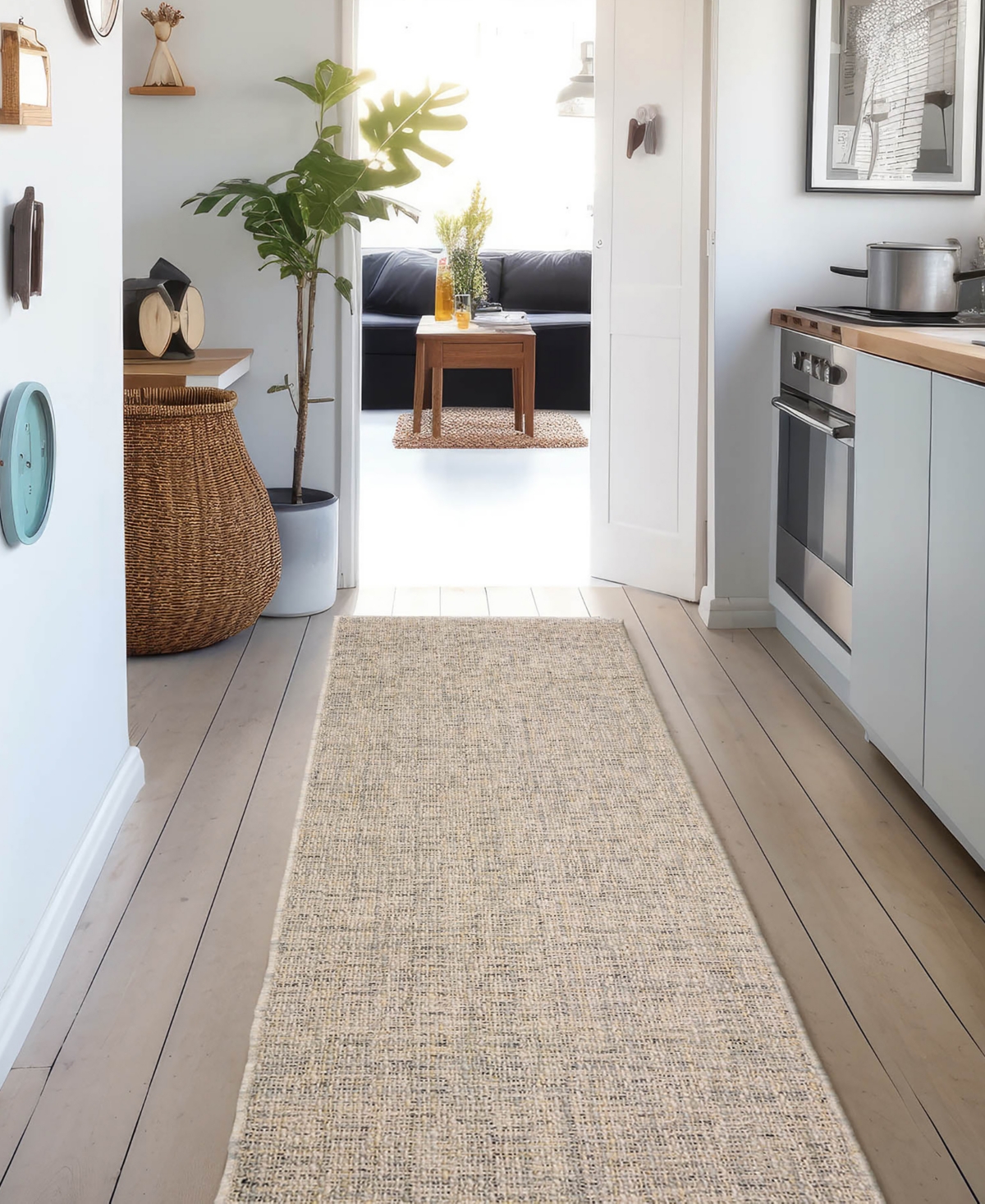 Dalyn Abruzzo Az1 2'3"x7'6" Runner Area Rug In Ivory