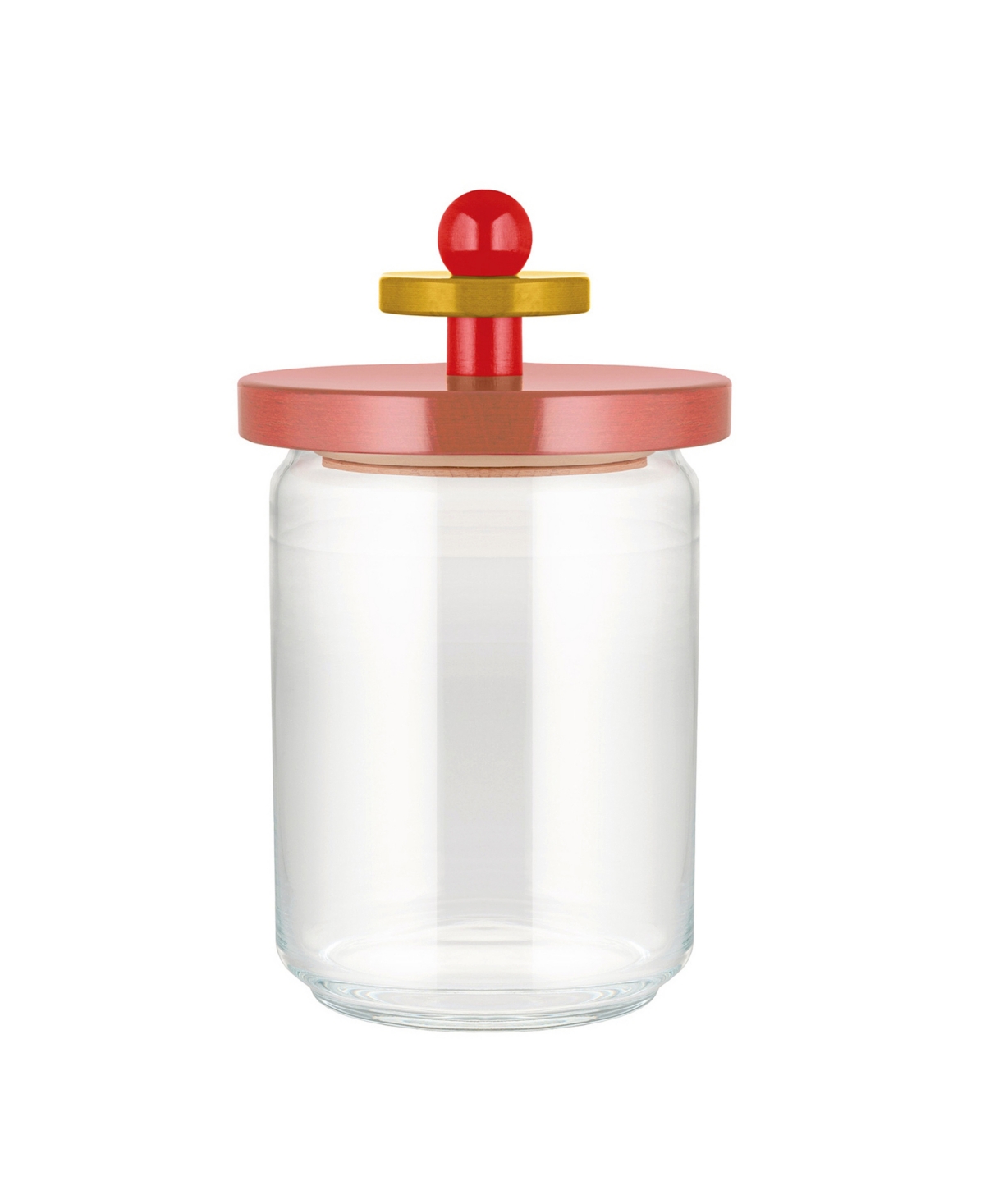 ALESSI 4 CUP JAR WITH LID BY ETTORE SOTTSASS 