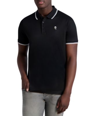 KARL LAGERFELD PARIS - Men's Slim-Fit Karl Patch Tipped Polo Shirt