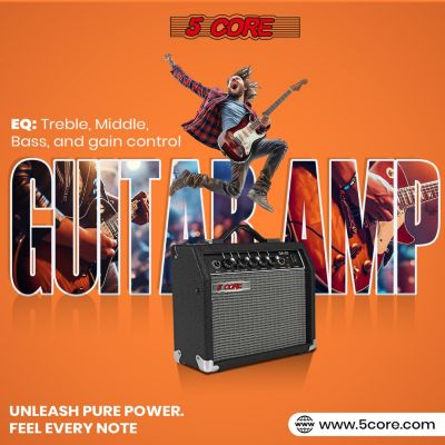 Guitar Amp 20W Amplifier for Electric Bass Acoustic Practice Amps Small Portable Mini Amplificador para Bajo with Built in Effects