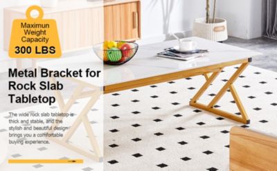 Modern Multipurpose Coffee Table with Assembly Kit