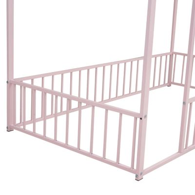 Streamdale Twin Metal Bed with Fence