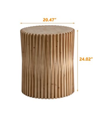 Antique-Style Coffee Table with Durable MDF and Fir Construction