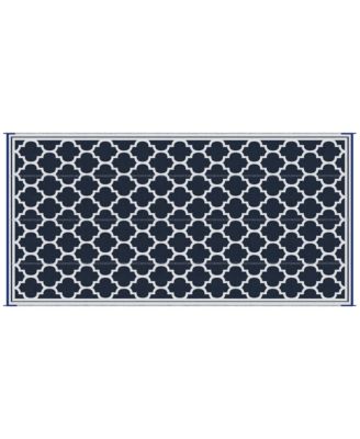 Outdoor Rug, 9' x 18' Plastic Rug, &