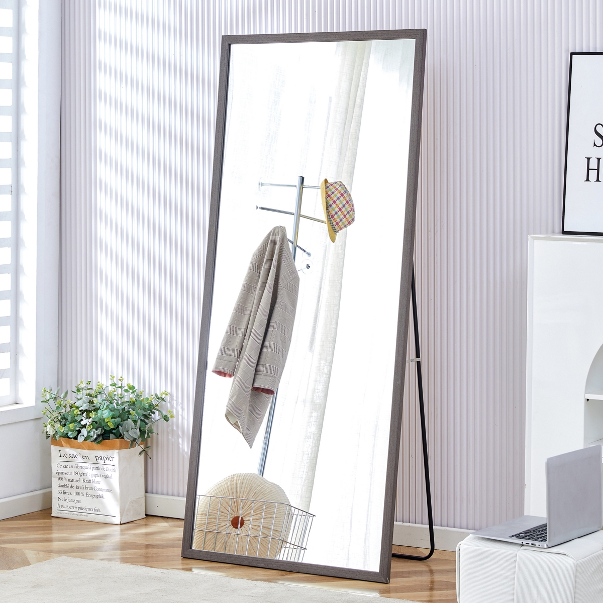 Streamdale Furniture Clear High Definition Wall Mirror with Easy Assembly