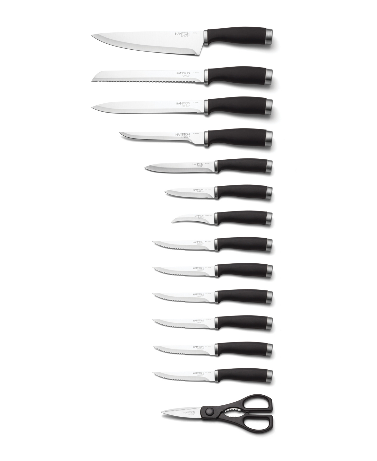 Hampton Forge 15-piece Cutlery Set In Grey