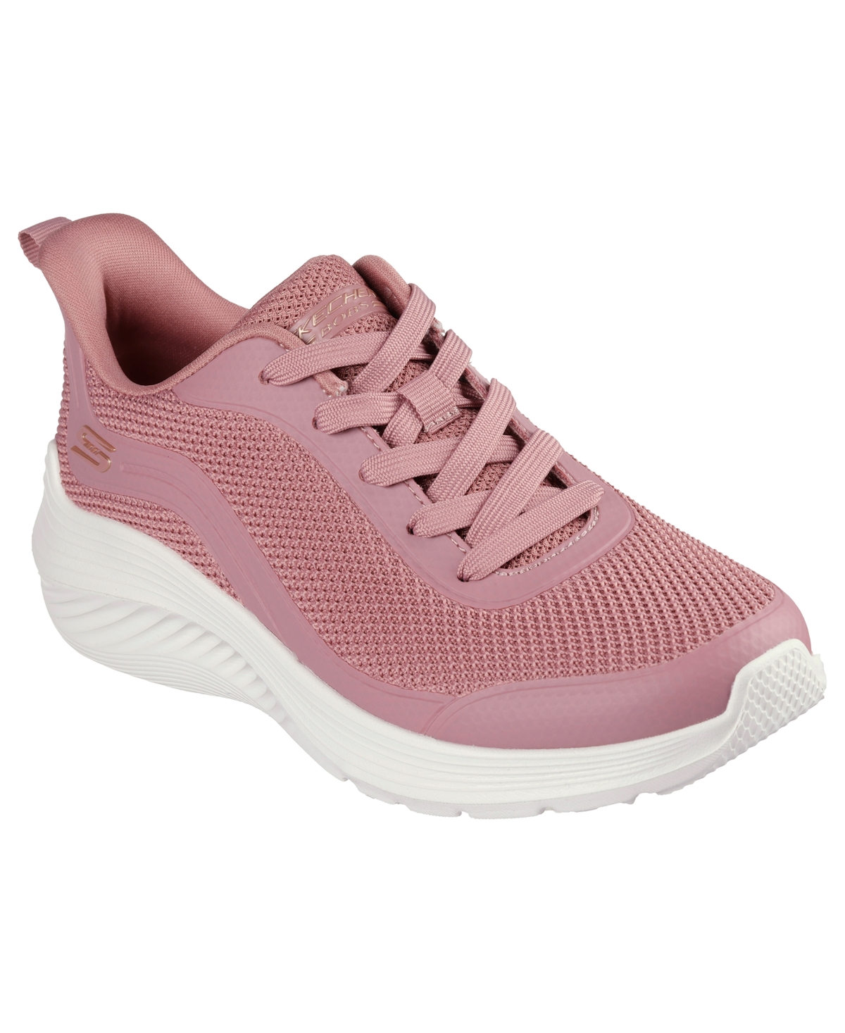 Women's Bobs Sport Squad - Waves Casual Sneakers from Finish Line - Rose