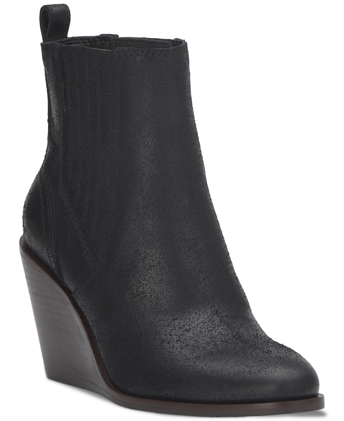 LUCKY BRAND WOMEN'S WILANO PULL-ON WEDGE BOOTIES 