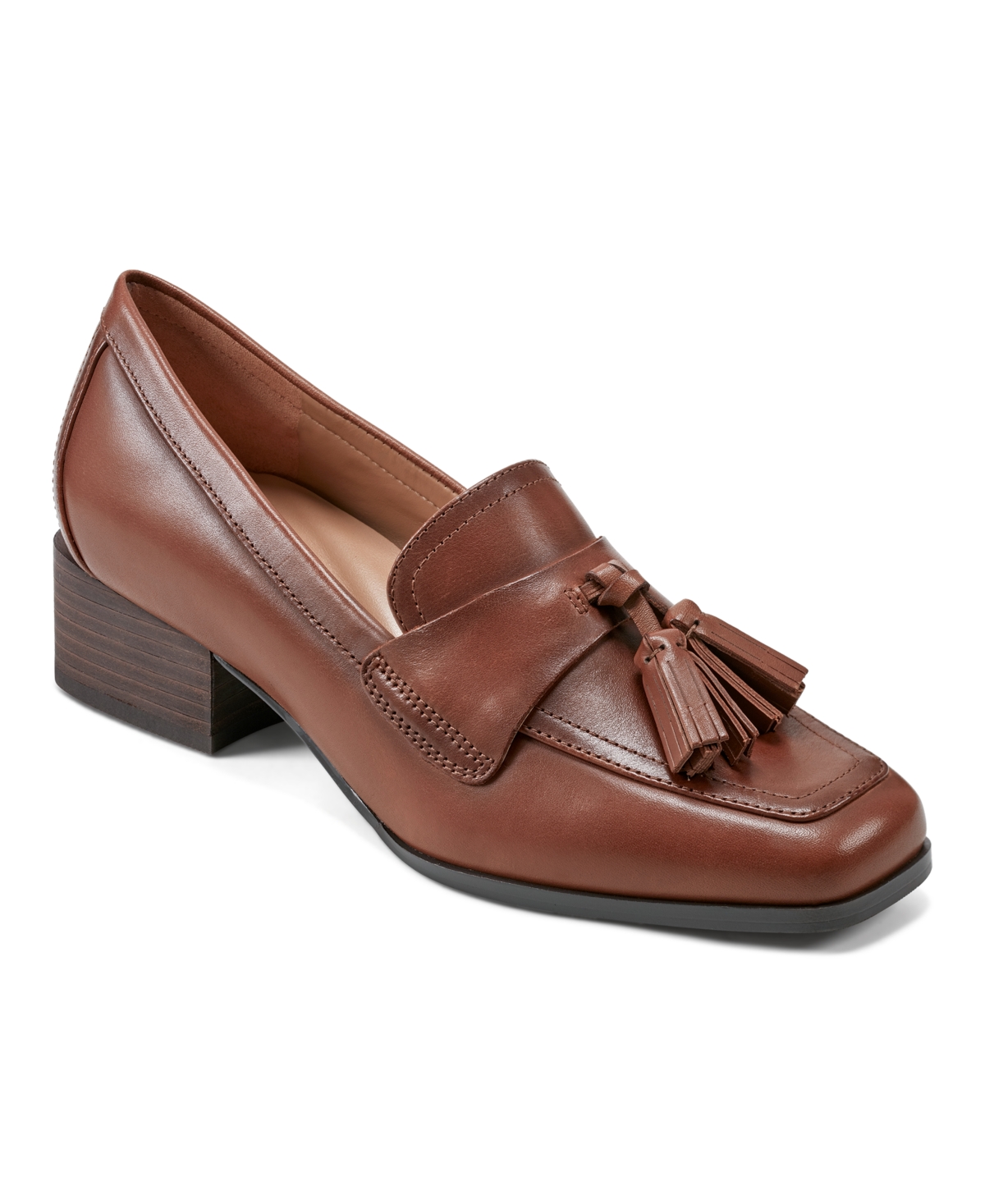 EASY SPIRIT WOMEN'S DREW EFLEX BLOCK HEEL LOAFERS 