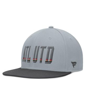 Men's Gray Atlanta United FC Smoke Snapback Hat