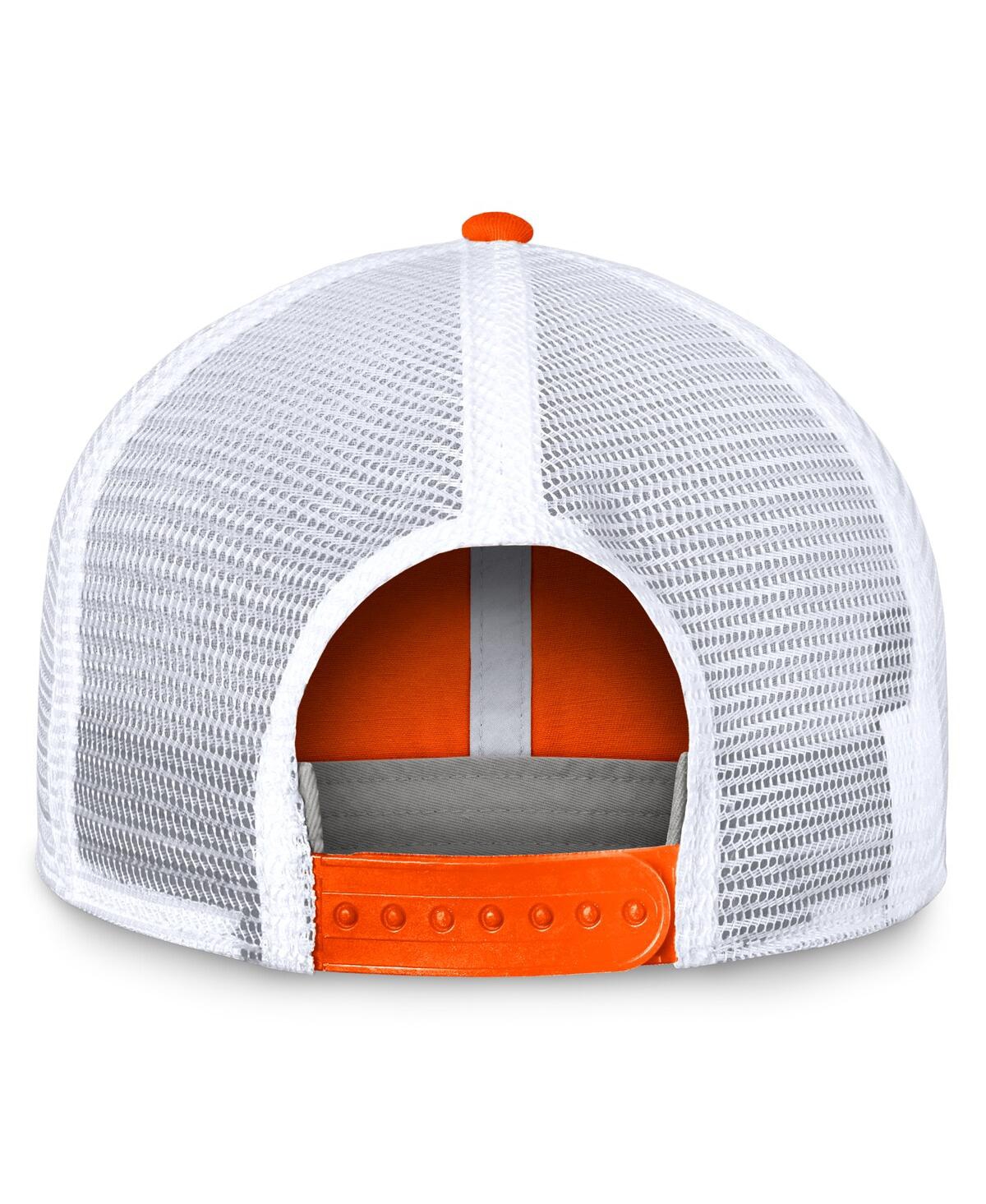 Top Of The World Men's Orange/white Oklahoma State Cowboys Free Kick Trucker Adjustable Hat In Orange,white