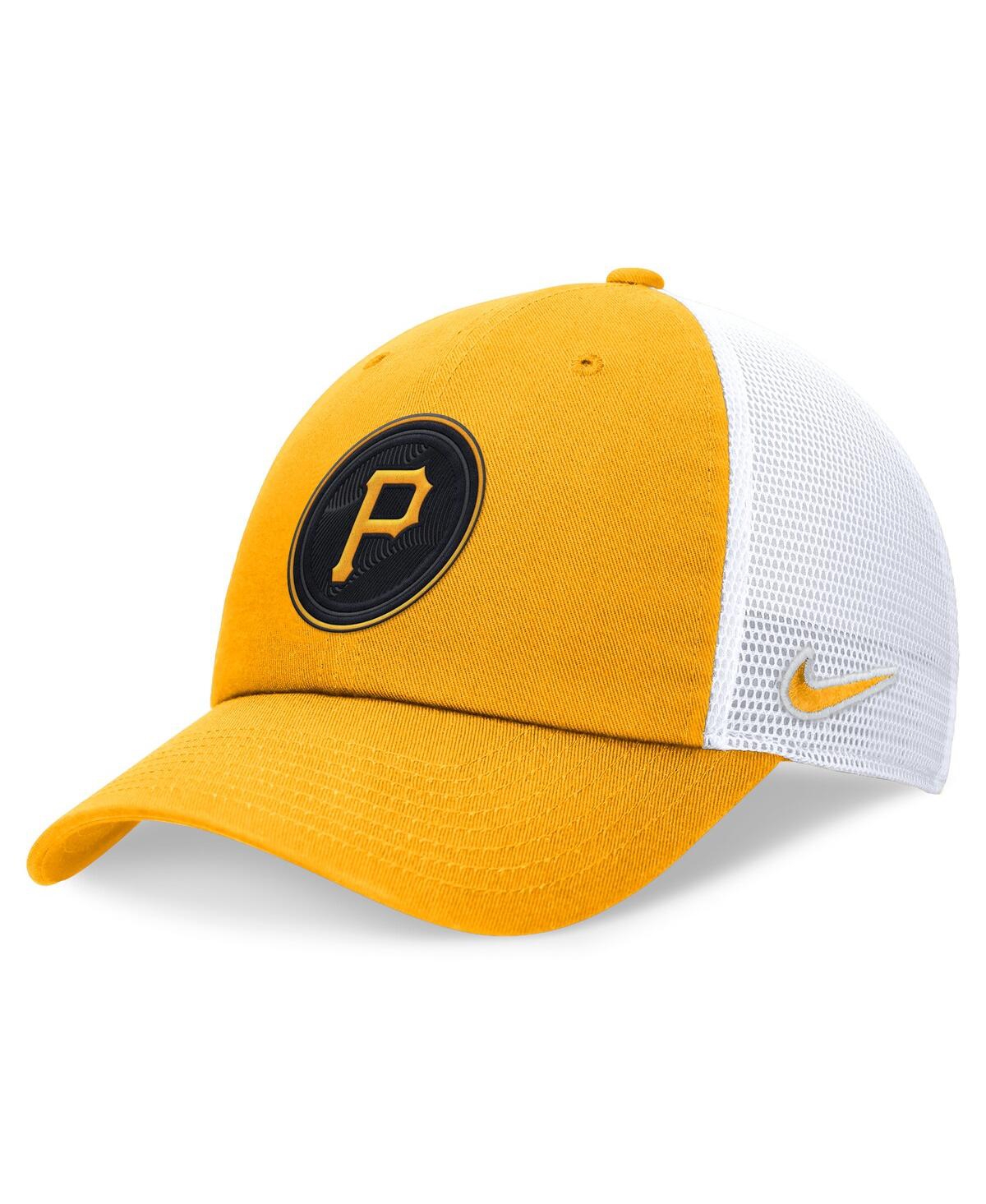 Nike Men's Gold Pittsburgh Pirates City Connect Club Trucker Adjustable Hat