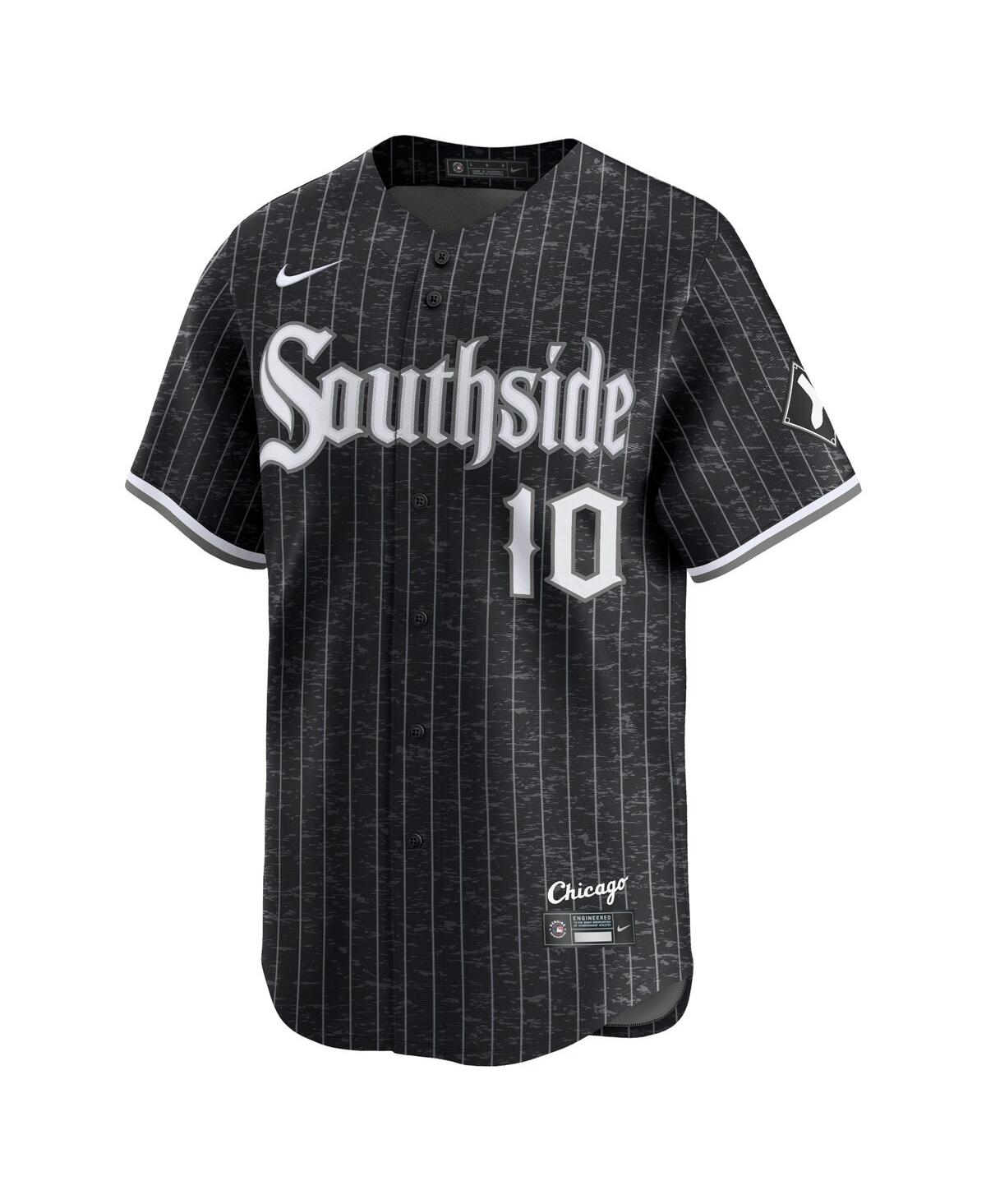 Nike Men's Yoan MoncadaChicago White Sox City Connect Player Jersey - Black