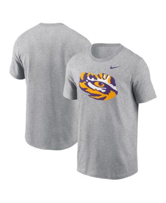 Nike Men's Heather Gray LSU Tigers Primetime Evergreen Alternate Logo T ...