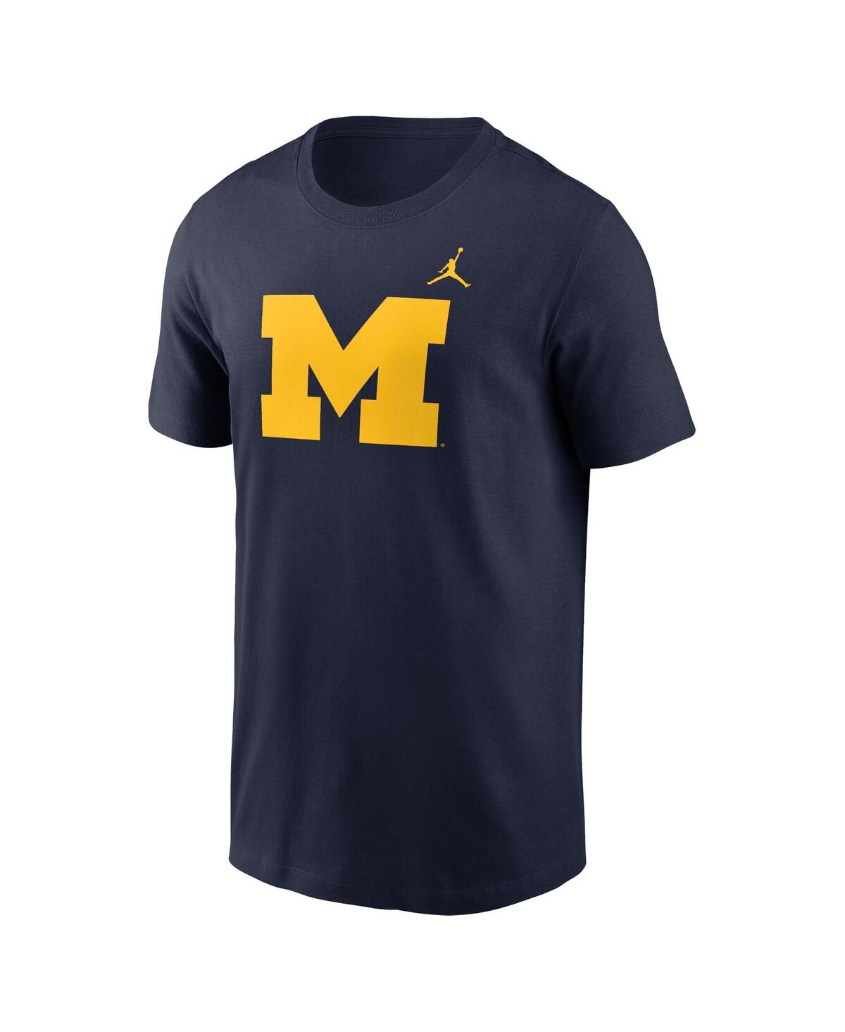 Jordan Men's Michigan Wolverines Primetime Evergreen Logo T-Shirt