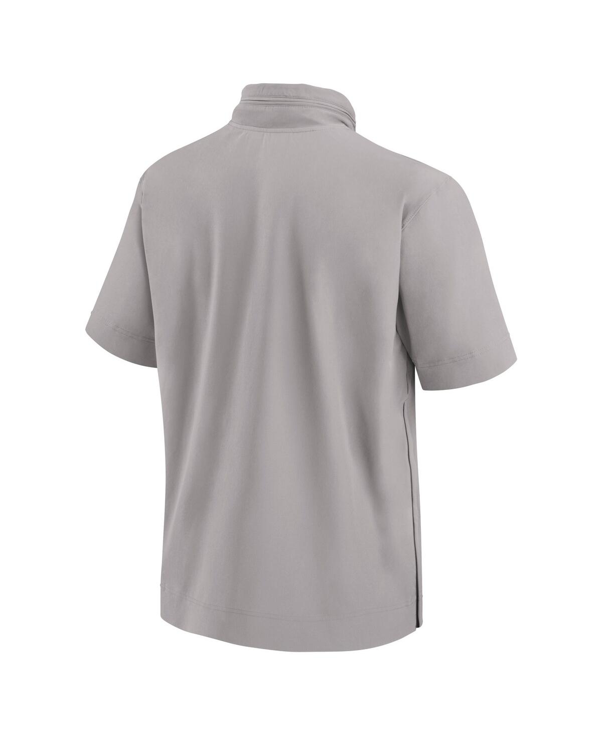 Nike Men's Pewter Usc Trojans 2024 Sideline Coach Short Sleeve Half-zip  Hoodie Jacket In Pewter,cardinal | ModeSens
