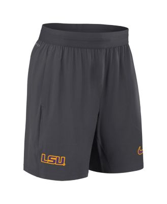 Men's Anthracite LSU Tigers 2024 Sideline Performance Shorts
