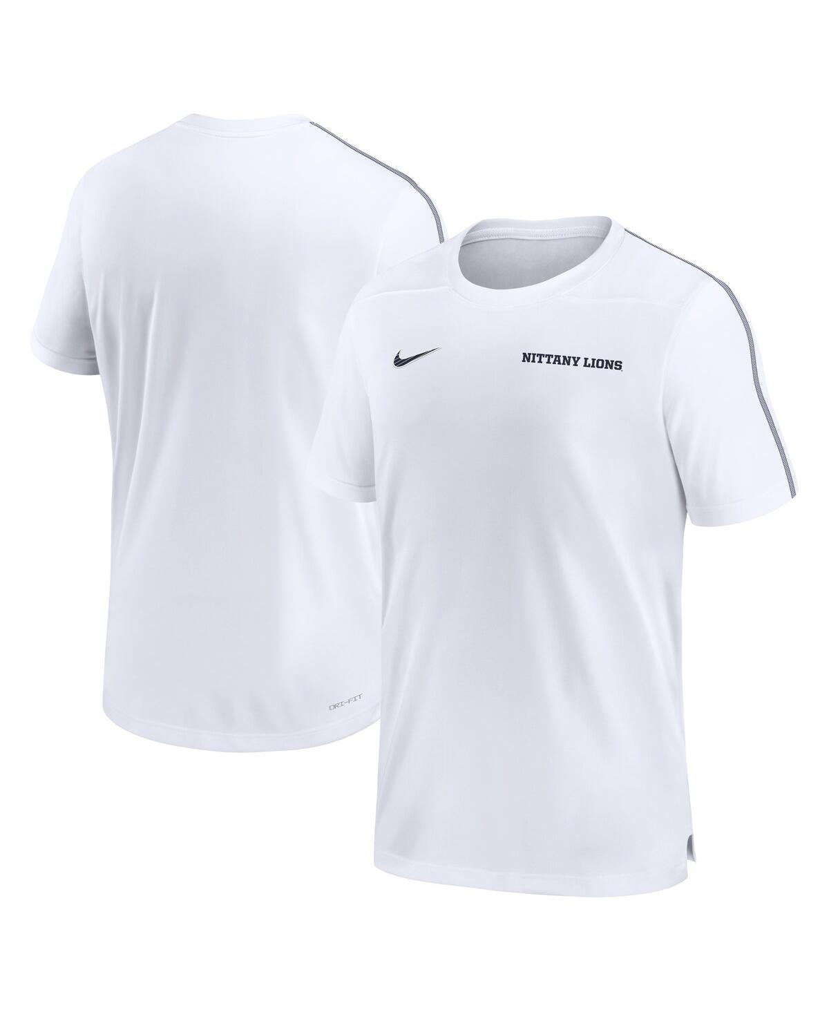 Nike Men's Penn State Nittany Lions 2024 Sideline Coach Performance T-shirt - Navy