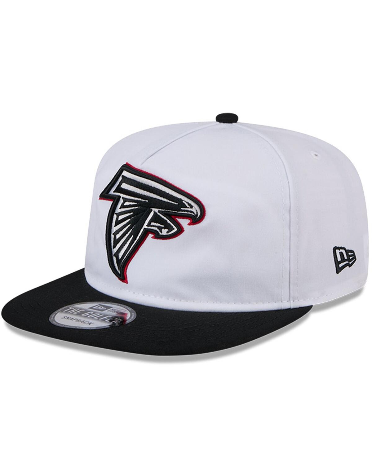 Men's White/Black Atlanta Falcons 2024 Nfl Training Camp Golfer Snapback Hat - White/Black