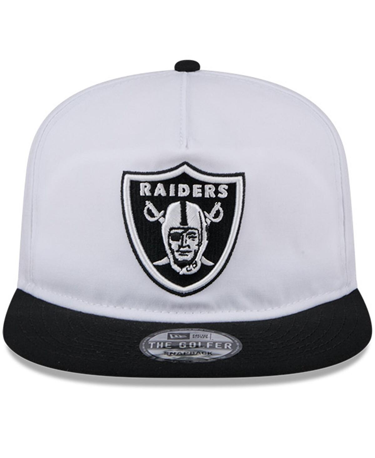 New Era Men'sBlack Las Vegas Raiders 2024 Nfl Training Camp Golfer Snapback Hat -Black
