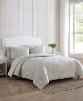 Tortola Reversible 3 Piece Comforter Set, Full/Queen