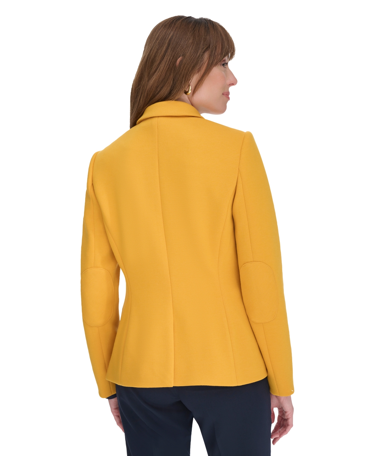 Tommy Hilfiger Women's One-button Blazer In Yellow