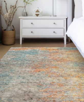 Dalyn Trevi Tv13 9x12 Collection In Teal