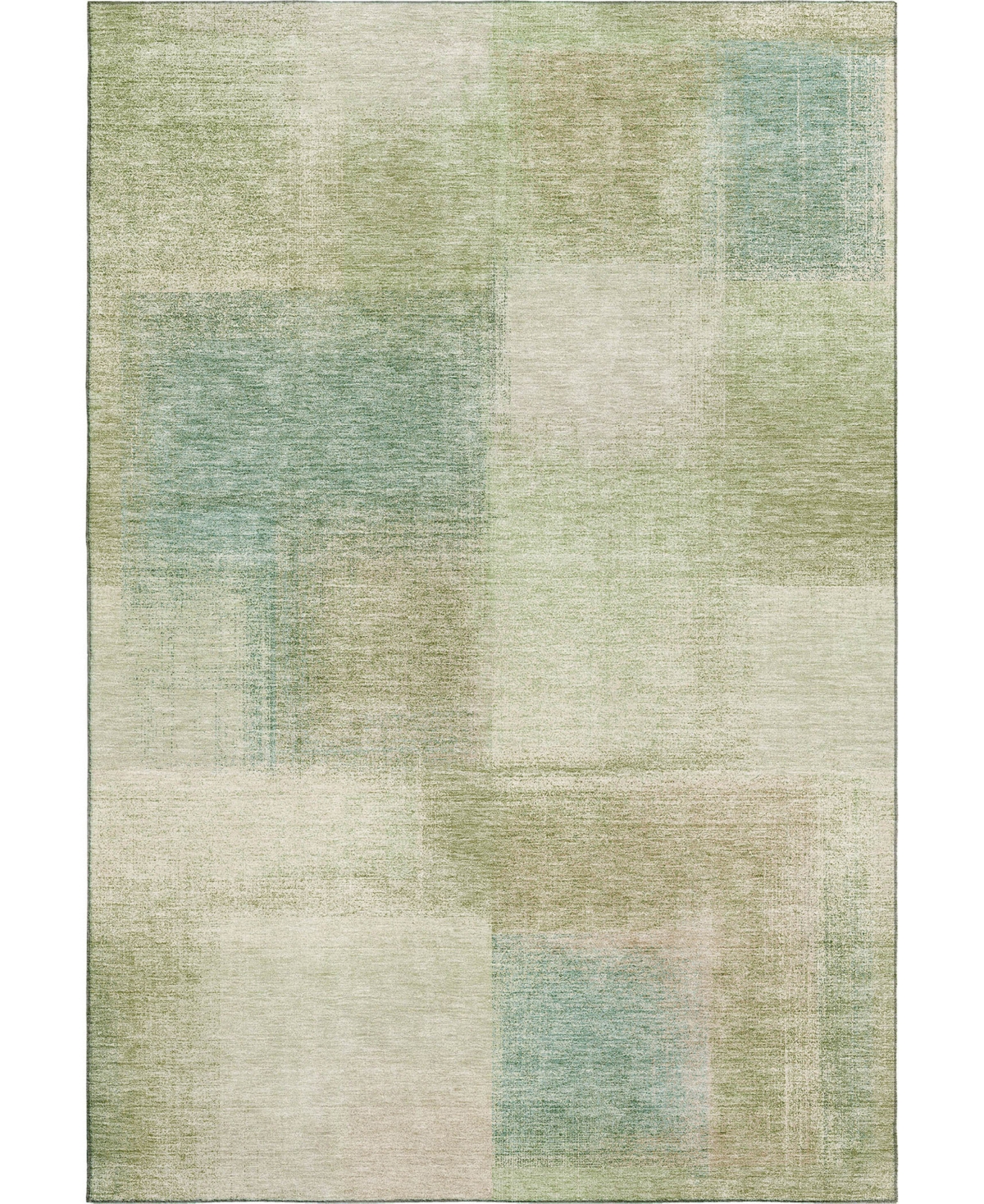 Dalyn Trevi Washable Tv10 2'3"x7'6" Runner Area Rug In Moss