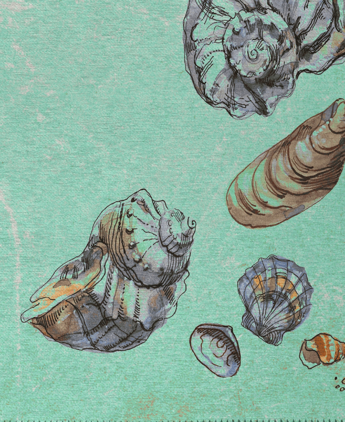 Dalyn Seabreeze Washable Sz9 8'x8' Round Area Rug In Mint