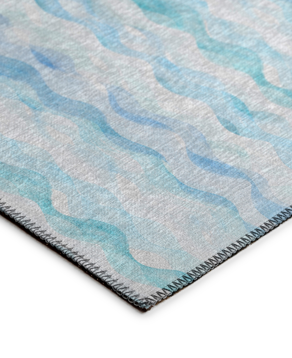 Dalyn Seabreeze Washable Sz16 9'x12' Area Rug In Denim