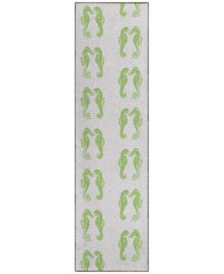 Seabreeze Washable SZ15 2'3x7'6 Runner Area Rug