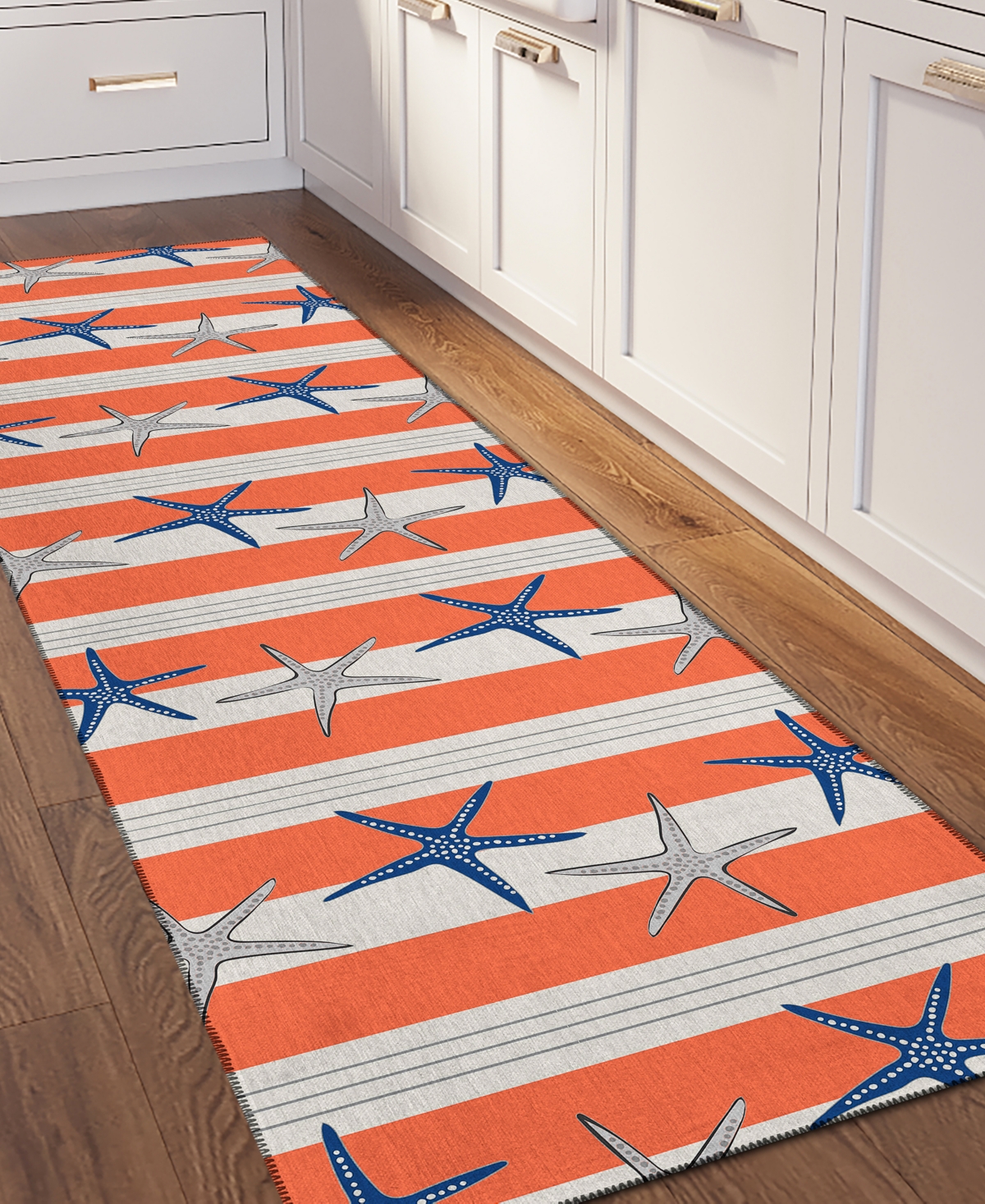 Dalyn Seabreeze Sz12 2'3x7'6 Runner Area Rug In Salmon