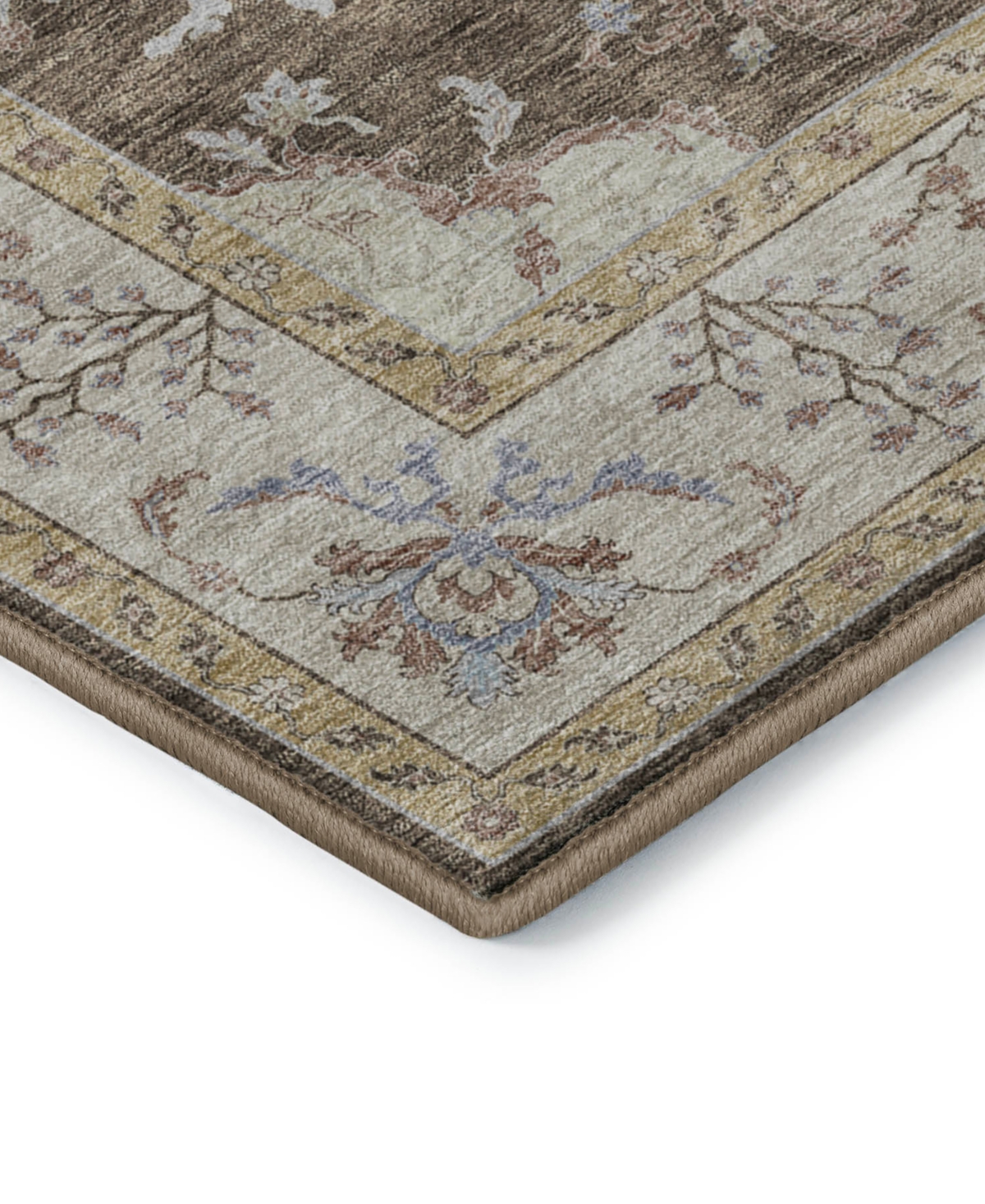 Dalyn Hatay Washable Hy9 2'3"x7'6" Runner Area Rug In Brown