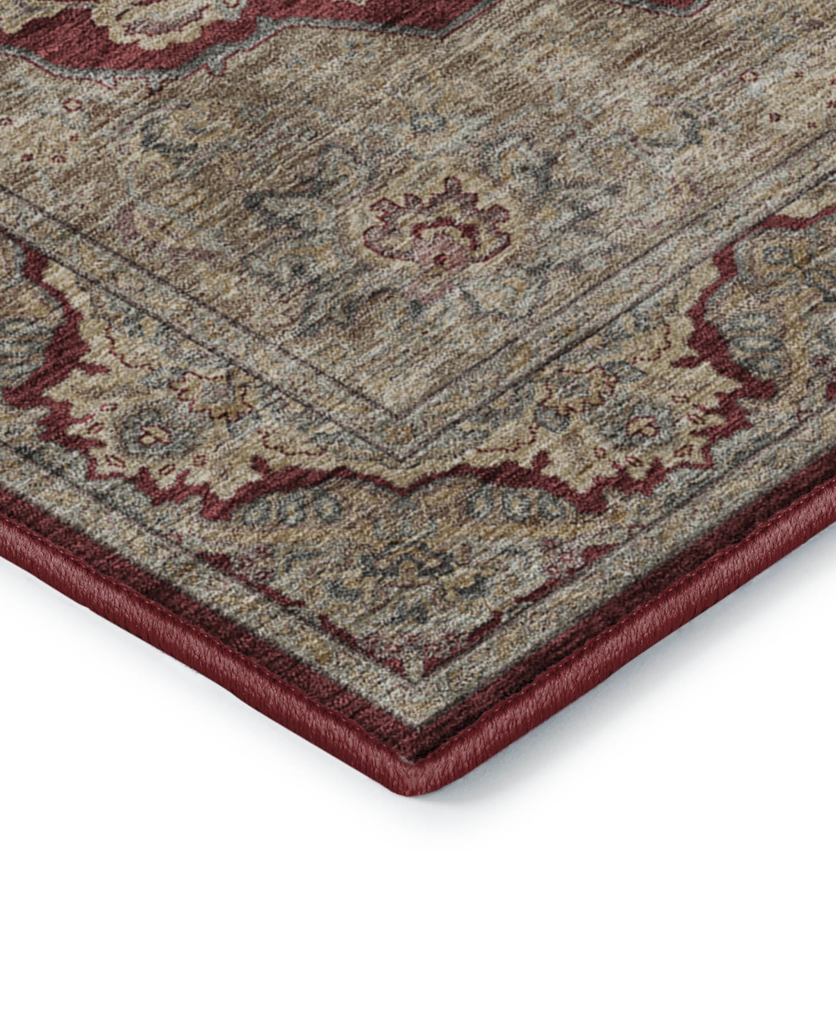 Dalyn Hatay Washable Hy3 10'x14' Area Rug In Maroon