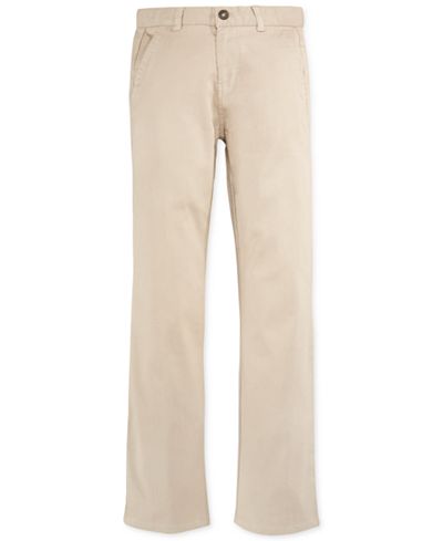 Nautica Boys' Skater Twill Uniform Pants