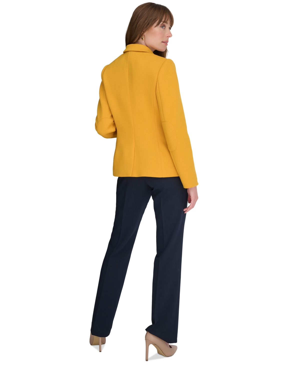 Tommy Hilfiger Women's One-button Blazer In Yellow