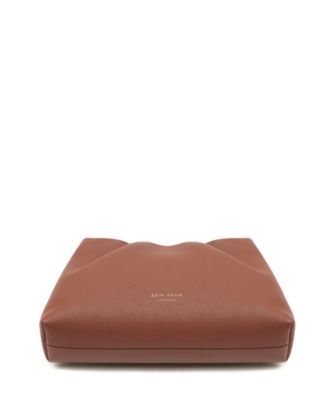 Midi Mayfair Leather Clutch Crossbody Bag