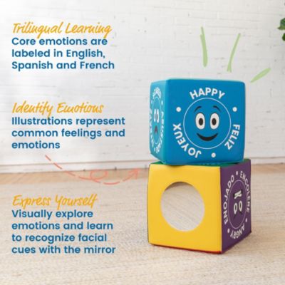 SoftZone Emotion Cube with Mirror, Contemporary