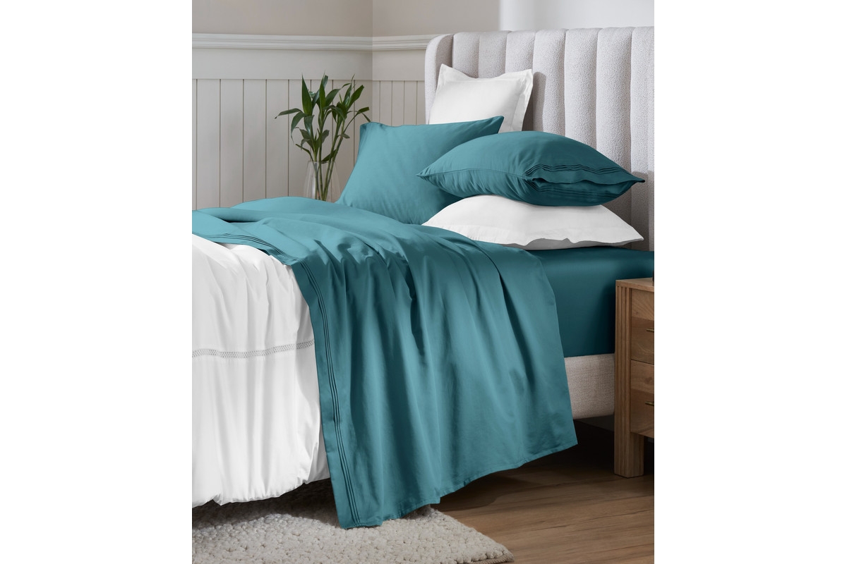 Superior Egyptian Cotton 650 Thread Count Solid Deep Pocket Sheet Set, Olympic