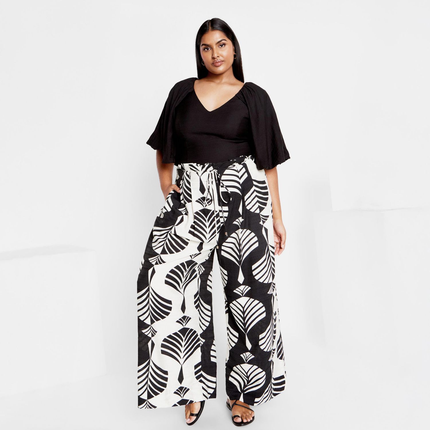 Plus Size Peta Print Pant