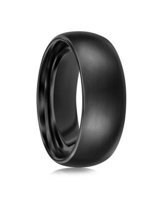 High Polished Tungsten Ring - Black Plated