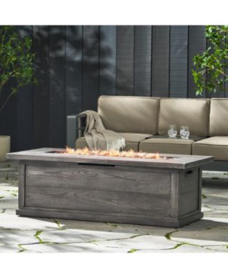 Transitional Outdoor Fire Pit Cozy Warmth, Rustic Charm
