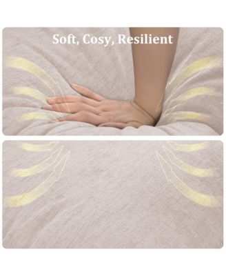 Elegant Reversible Ottoman Sofa with USB Ports and Storage