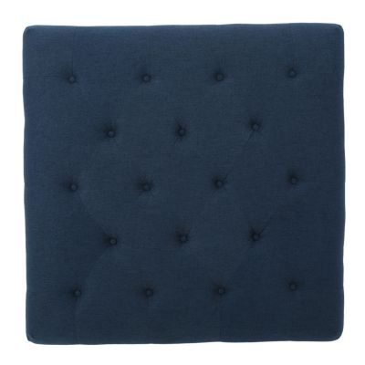 Streamdale Plush and Versatile Velvet Ottoman with Tufted Top