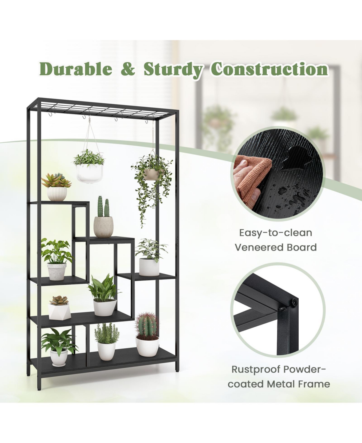 Slickblue 6-Tier Tall Plant Stand 71