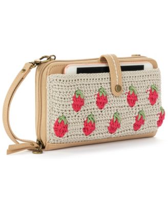 The Sak Women's Iris Crochet Convertible Smartphone Wallet