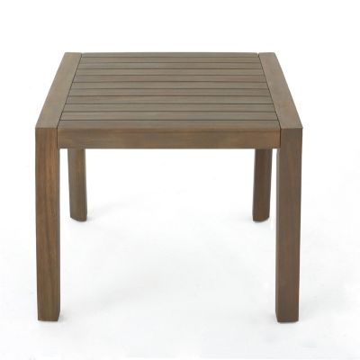 Streamdale Modern Acacia Wood Adirondack Chair with Water-Resistant Cushions