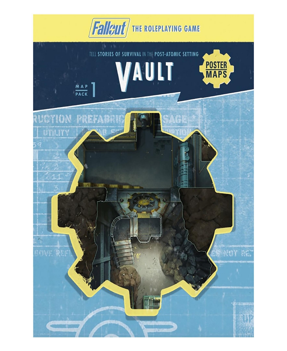 Modiphius Fallout Map Pack 1 Vault Roleplaying Game In Multi